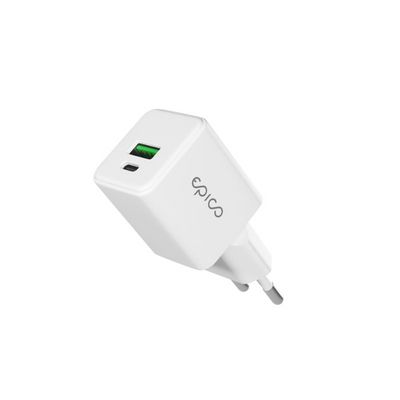Epico UltraBoost EA20 20W GaN síťová rychlonabíječka - bílá