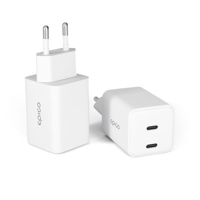 Epico UltraBoost EA45 45W GaN síťová rychlonabíječka - bílá
