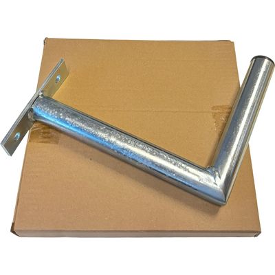 Anténní držák na zeď L, délka 25cm, výška 20cm, průměr 32mm, retail balení