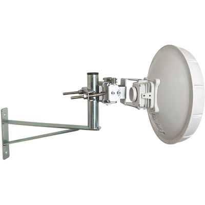 Anténní držák na zeď L, délka 30cm, výška 15cm, průměr 32mm, retail balení