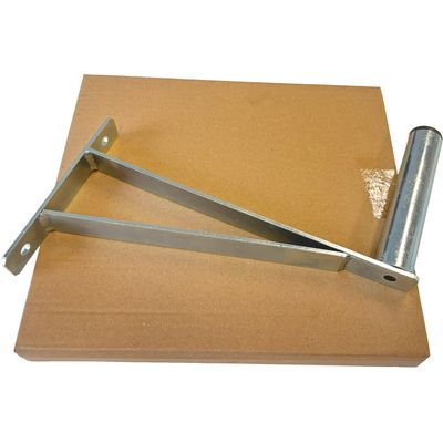 Anténní držák na zeď L, délka 30cm, výška 15cm, průměr 32mm, retail balení