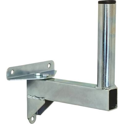 Anténní držák na zeď L délka 20cm, výška 15cm, průměr 28mm, T základna, retail balení
