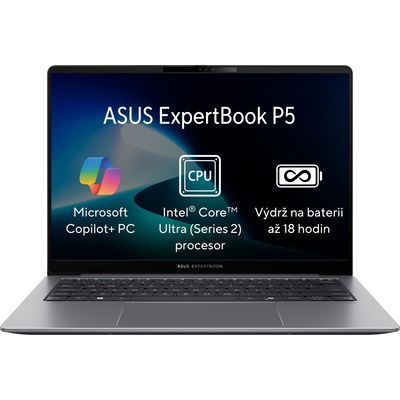 ASUS ExpertBook P5 P5405CSA-ULTRA5X Misty Grey (záruka 3 roky NBD)