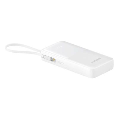 Powerbanka Baseus Bipow 2 20000mAh 20W s kabelem USB-C bílá