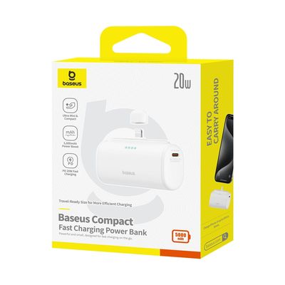 Powerbanka Baseus Compact 5000mAh 20W Lightning bílá