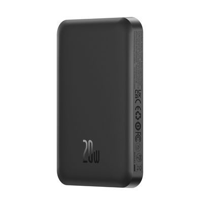 Powerbanka Baseus Mini s bezdrátovým nabíjením 5000mAh 20W USB-C černá