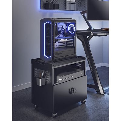 Ultradesk CRATE univerzální skříňka, černá