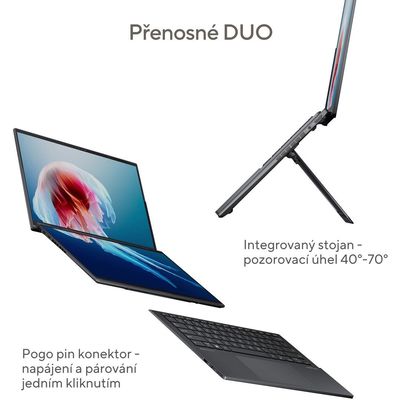 ASUS Zenbook Duo OLED UX8406CA-OLED088W Inkwell Gray celokovový