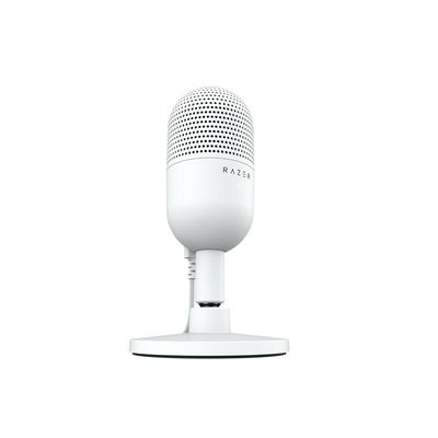 Razer SEIRÉN V3 MINI White Ultra-Compact USB Microphone with Tap-to-Mute