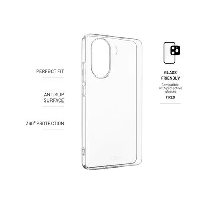 TPU gelový kryt FIXED Story pro POCO X7 Pro, čirý