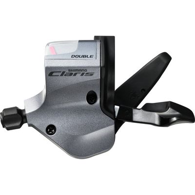 Řadící páčka SHIMANO CLARIS SL-2400 levá 2 rychl objímka s ukaz lanko 1800 mm