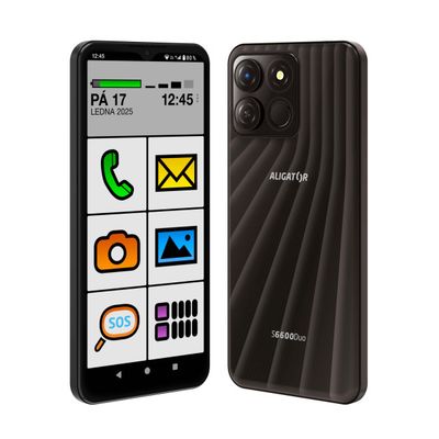 ALIGATOR S6600 Senior 4+64GB černý