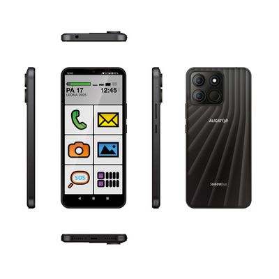 ALIGATOR S6600 Senior 4+64GB černý