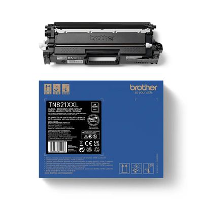 Brother toner TN-821XXLBK, černý (15000 stran) - originální