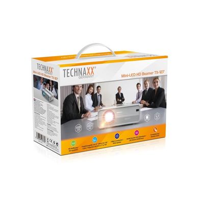 Technaxx projektor Mini-LED HD Beamer, repro, 120 ANSI Lumenů, (TX-127)