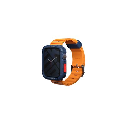 SKINARMA Shokku řemínek pro Apple Watch 45/44/42 mm, Orange