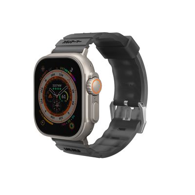 SKINARMA Shokku řemínek pro Apple Watch 49/45/44/42 mm, Smoke