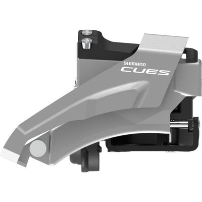 Přesmykač SHIMANO CUES FD-U4000 pro 2x9/10 obj. 34,9 (31,8 + 28,6 adapt) Top-swing LOW CLAMP pro 36/