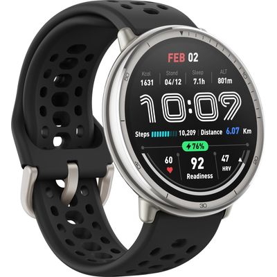 Amazfit Active 2 silikonový náramek, černá