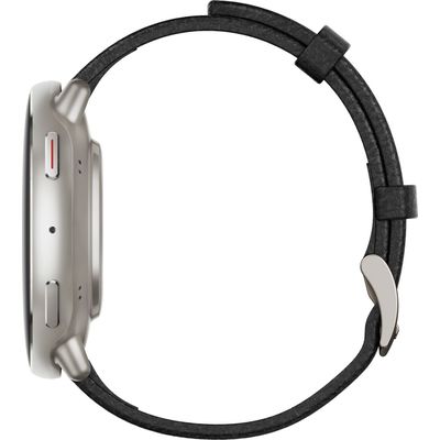 Amazfit Active 2, kožený náramek, černá
