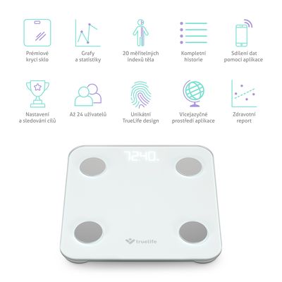 TrueLife FitScale W1 BT White