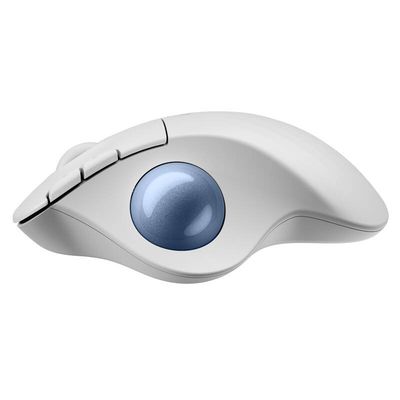 Logitech ERGO M575S, bezdrátová, bluetooth, bílá