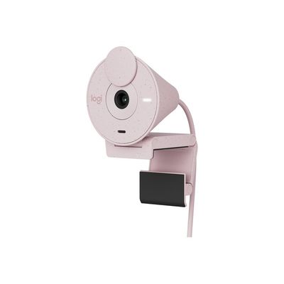 Logitech BRIO 300, Full HD webcam, rose - rozbalené / použité