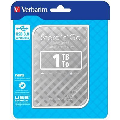 Verbatim Store n Go 1TB, stříbrný
