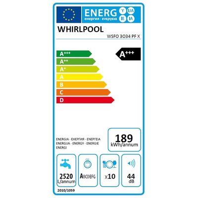 Whirlpool WSFO 3O34 PF X