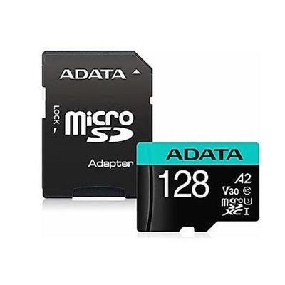 ADATA Premier microSDXC 128GB UHS-I V30S 100/80MB/s + SD adaptér