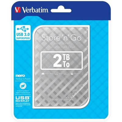 Verbatim Store n Go 2TB, stříbrný