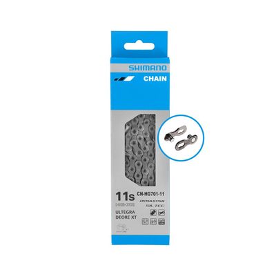 Řetěz SHIMANO MTB/Sil/E-bike CN-HG701 - 11 rychlostní - 116 článků + spojka