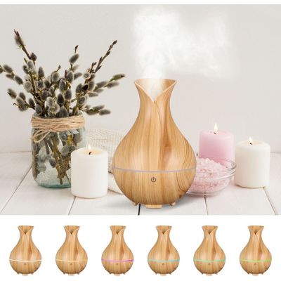 SIXTOL Aroma difuzer Bloom světlé dřevo 200ml