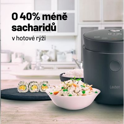 Lauben Low Sugar Rice Cooker 1500AT - rozbalené / použité