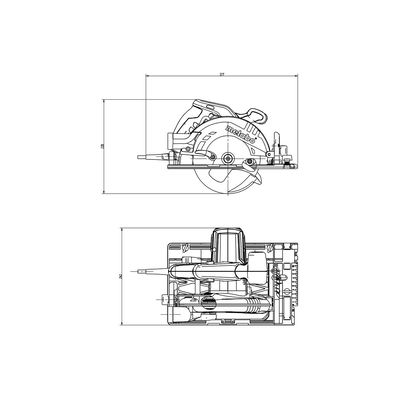 Metabo KS 55 FS SET Ruční okružní pila