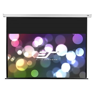ELITE SCREENS plátno elektrické motorové 100 (254 cm)/ 16:9/ 124,5 x 221,5 cm/ Gain 1,1/ 24 drop/ case bílý - rozbalené / použité