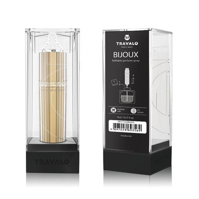 Travalo Bijoux plnitelný rozprašovač parfémů Gold 5 ml