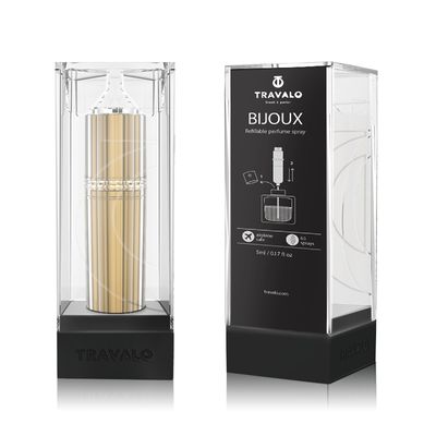 Travalo Bijoux plnitelný rozprašovač parfémů Gold 5 ml