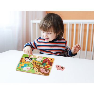 2Kids Toys Vkládací puzzle Farma