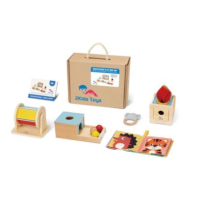 2Kids Toys Montessori set hraček pro nejmenší 5m+