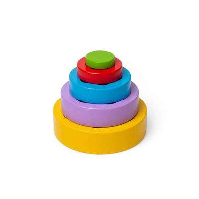 Bigjigs Toys Skládací květinová věž
