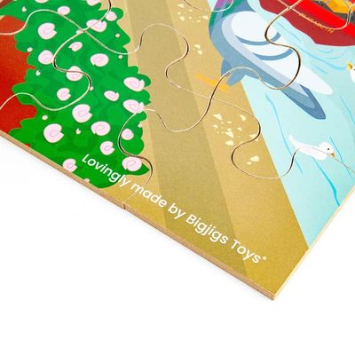Bigjigs Toys Dřevěné podlahové puzzle Londýn