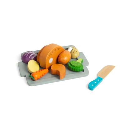 Bigjigs Toys Sada Pečené kuře se zeleninou
