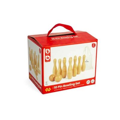 Bigjigs Toys Dřevěné kuželky