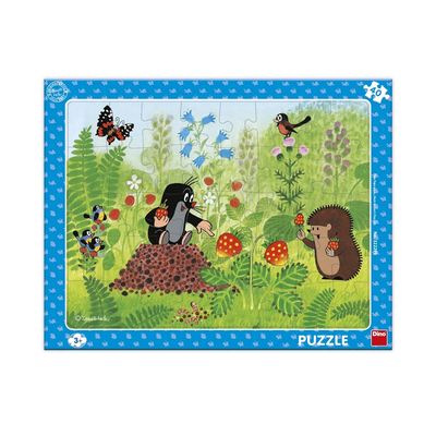 Dino Puzzle Krtek a jahody 40 dílků deskové