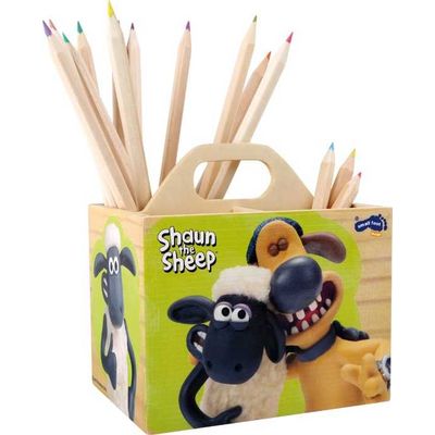 small foot Dřevěný stojánek na tužky ovečka Shaun