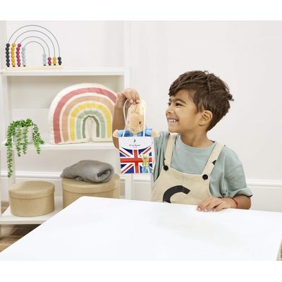 Rainbow Plyšový králíček Petr v tašce Union Jack