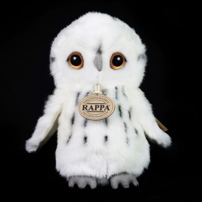Rappa Plyšová sova bílá 18 cm ECO-FRIENDLY