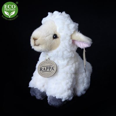 Rappa Plyšová ovce sedící 16 cm ECO-FRIENDLY