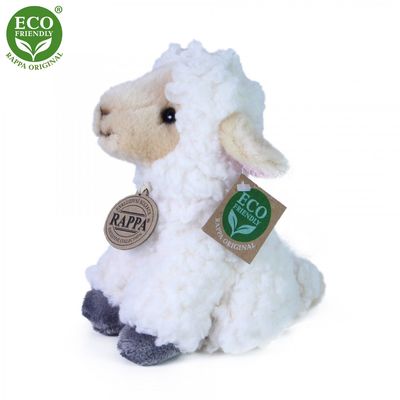 Rappa Plyšová ovce sedící 16 cm ECO-FRIENDLY